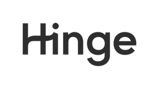 Logo van de datingapp Hinge